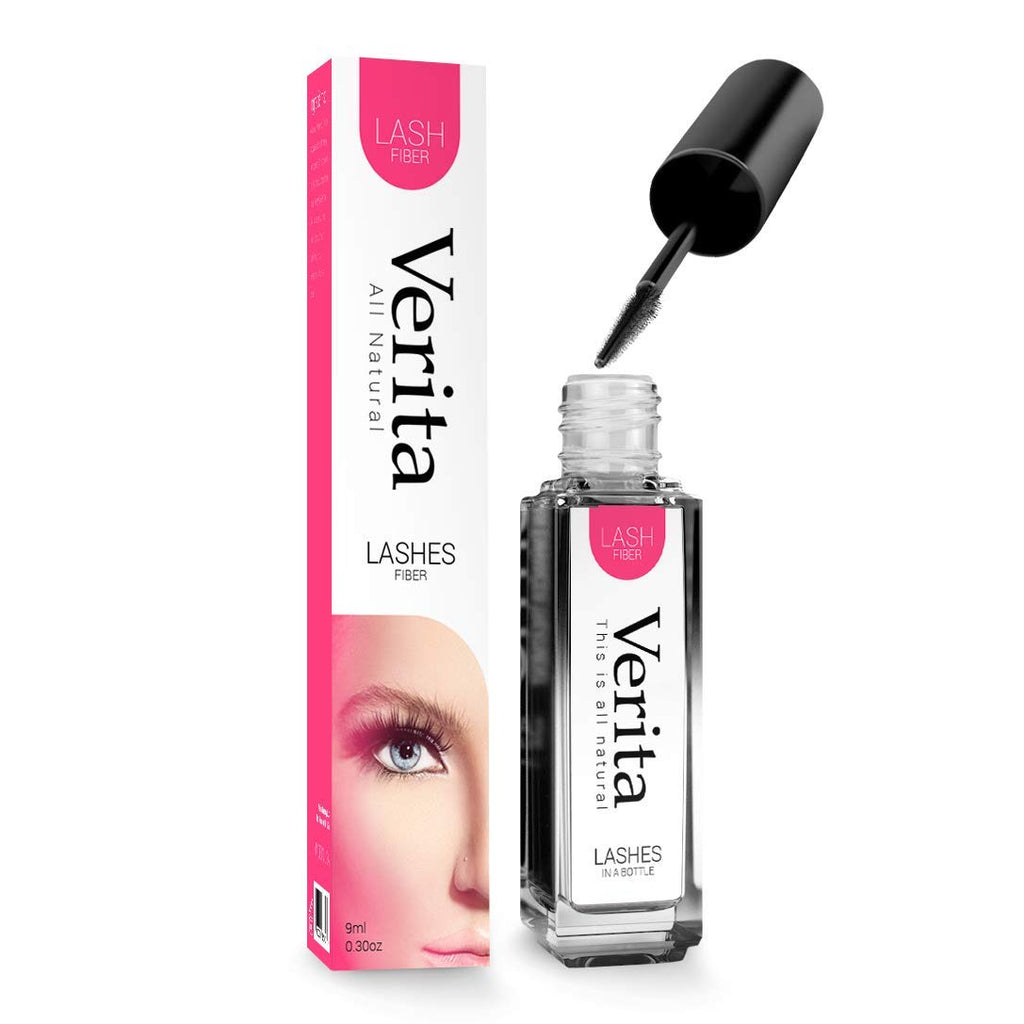 Verita Black Non-Synthetic Lash Fibers for Women & Teens