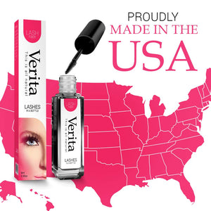 Verita Black Non-Synthetic Lash Fibers for Women & Teens