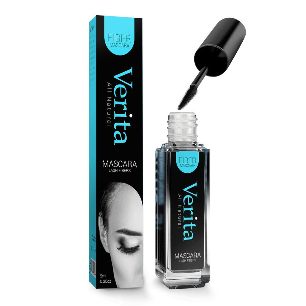 Verita Black Organic Fiber Mascara- Perfect for Women & Teens